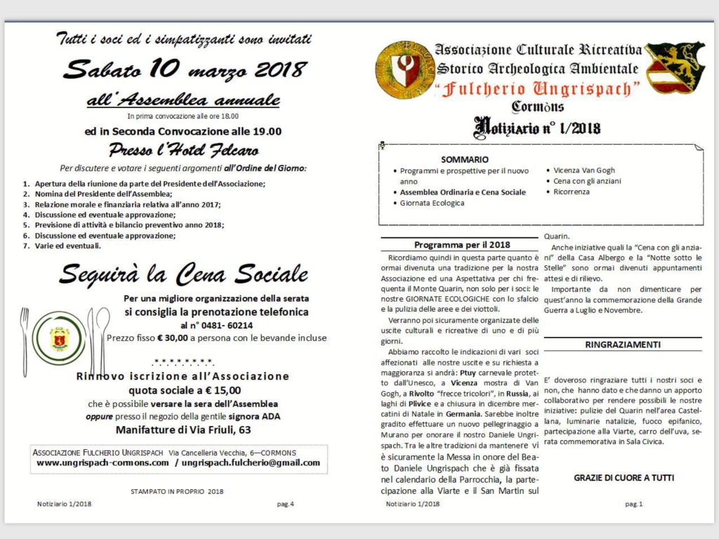 Notiziario 1 2018