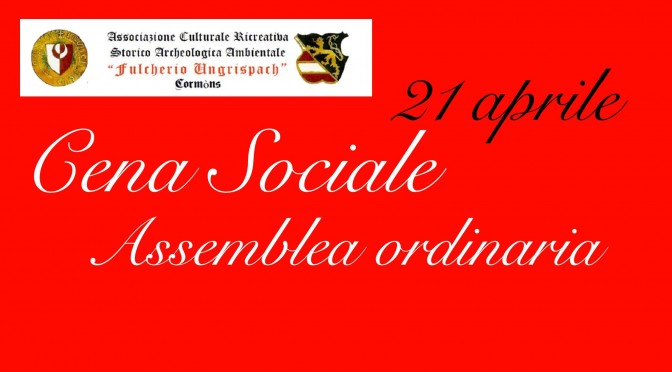 Cena sociale 21/4/2023